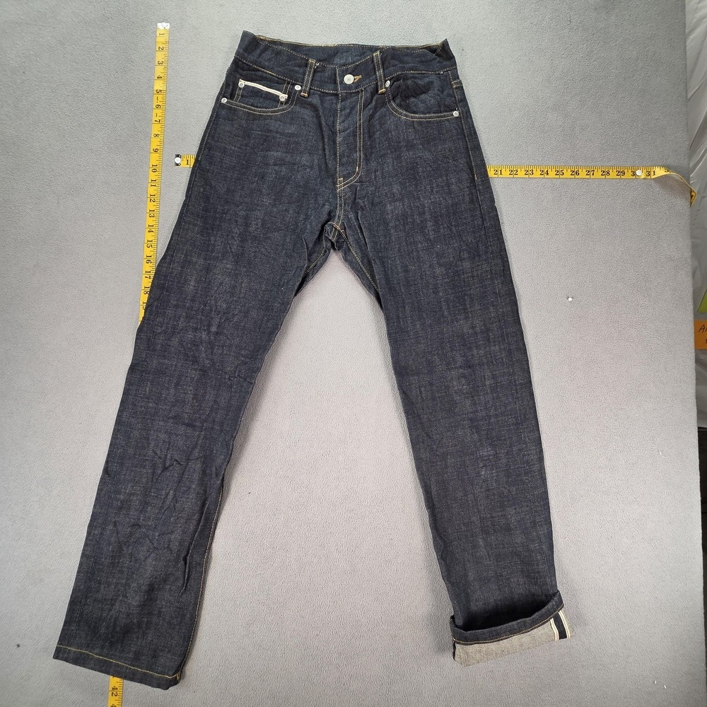 Uniform Bridge Jeans Womens Selvedge High Rise Slim Straight Fits‎ 26x29